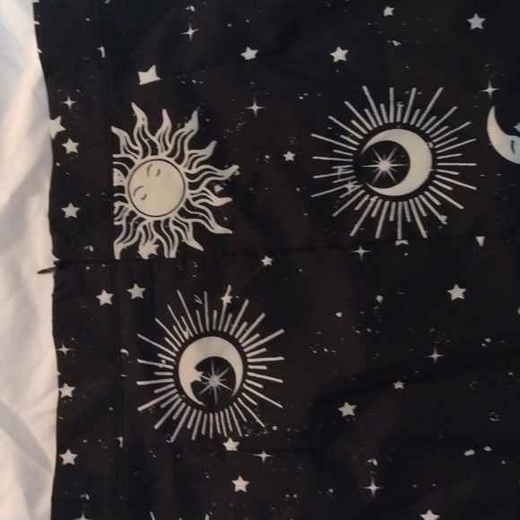 NWT ROMWE Avant Sun & Moon Print Skirt - Picture 8 of 10